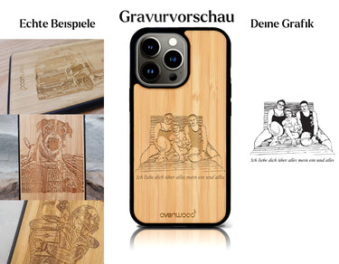 INDIVIDUELL iPhone 13 Pro Max Bambus-Kunststoff